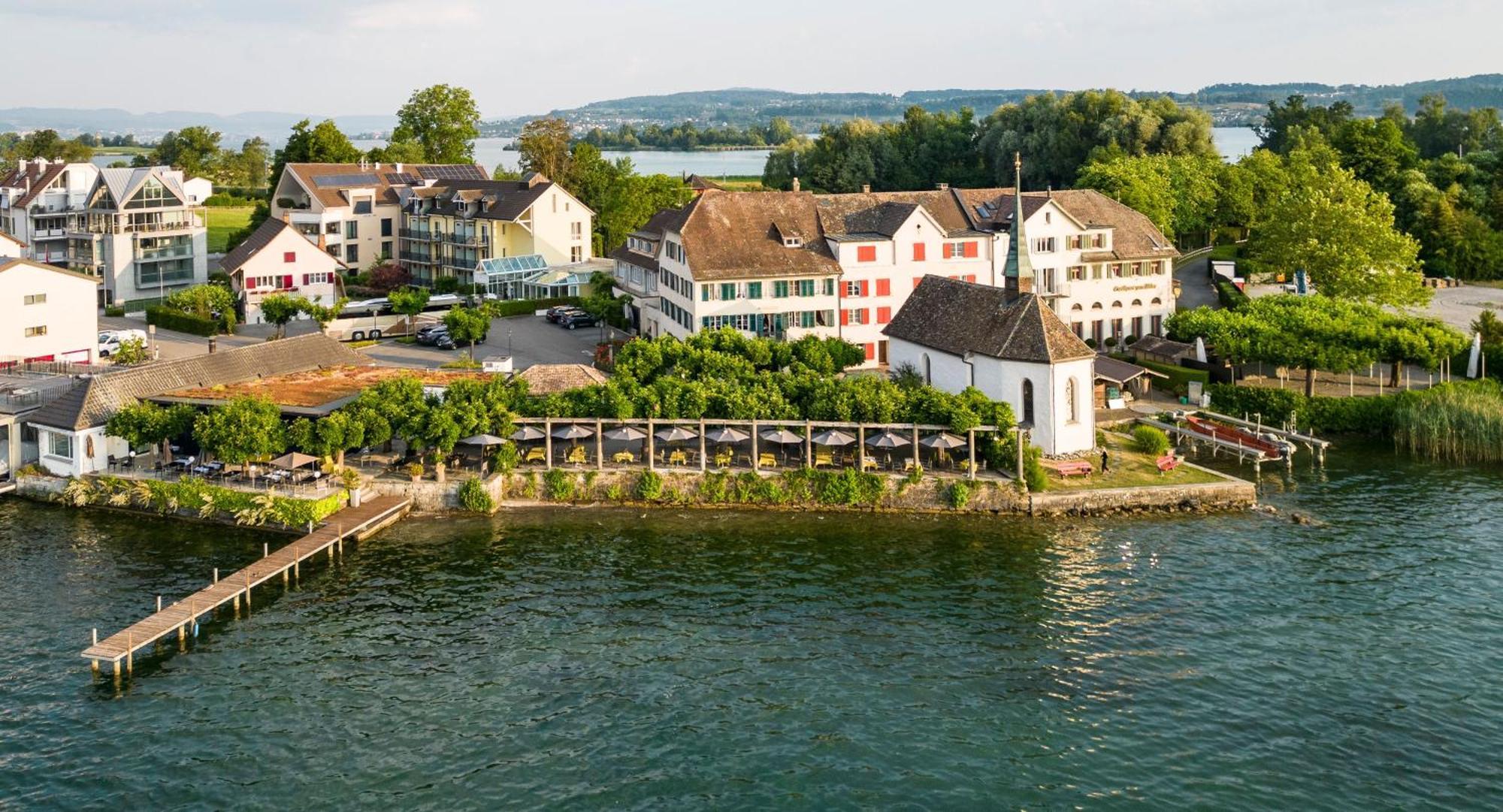 Roessli Hurden Hotel Buitenkant foto